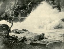 A Big Wave in the Cataract Gorge, near Launceston 1901. Creator: Unknown