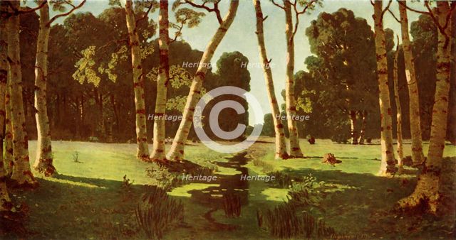 'A Birchwood', 1879, (1965). Creator: Arkhip Ivanovich Kuindzhi.