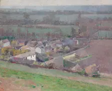 A Bird's-Eye View, 1889. Creator: Theodore Robinson