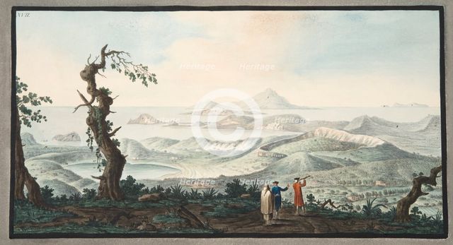 A Bird's eye view from the Convent of the Camalpoli, 1776.