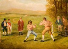 A Birmingham Prize Fight, 1789. Creator: W Allen