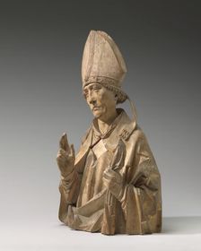 A Bishop Saint (Burchard of Würzburg?), c. 1515/1520. Creator: Tilman Riemenschneider