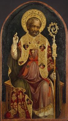 A Bishop Saint, c1440. Artist: Michele Giambono