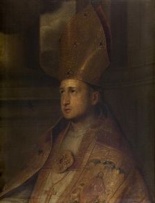 A Bishop Saint, mid-17th century. Creator: Erasmus Quellinus