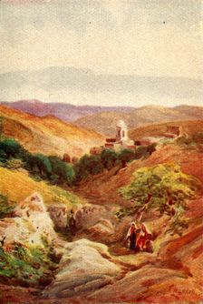 A Bit of Bethany - Luke xxiv. 50 c1924. Creators: James Clark, Henry A Harper