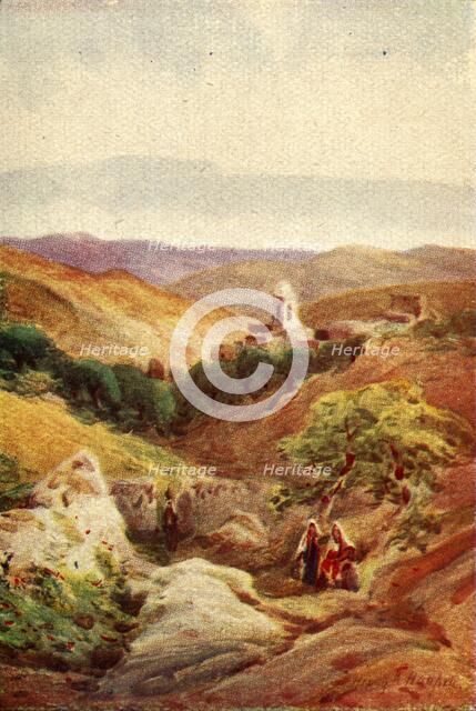 'A Bit of Bethany - Luke xxiv. 50', c1924. Creators: James Clark, Henry A Harper.