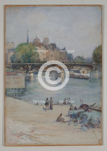 A Bit of Old Paris, 1898. Creator: Sydney Hartman.