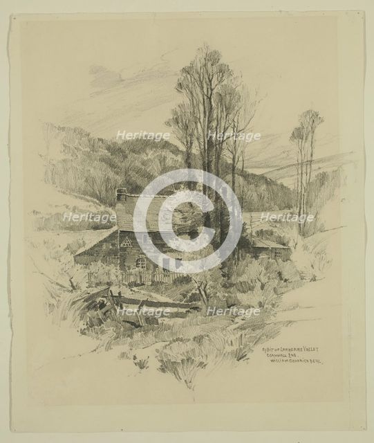 A Bit of Lanherne Valley, Cornwall, England, late 19th century. Creator: William Goodrich Beal.