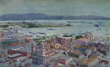 A bit of Rio with the Ilha das Cobras and the Ilha Fiscal 1914
