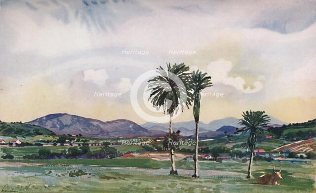 'A bit of Rio's North-Western Suburbs, along the route of the Central Railway', 1914. Artist: Unknown.