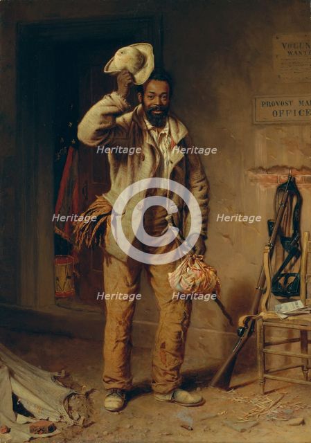 A Bit of War History: The Contraband, 1865. Creator: Thomas Waterman Wood.
