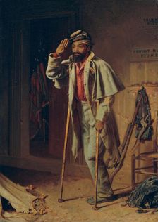A Bit of War History: The Veteran, 1866. Creator: Thomas Waterman Wood