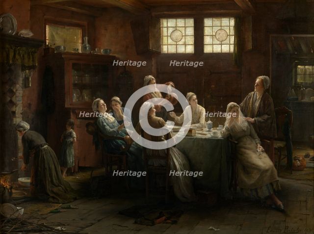 A Bit of Teasing, 1891. Creator: Edward Antoon Portielje.