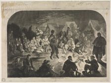 A Bivouac Fine on the Potomac, 1861. Creator: Winslow Homer (American, 1836-1910)
