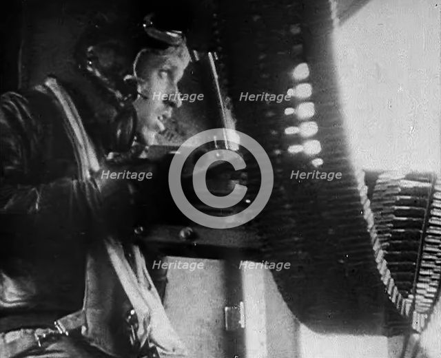 A Bomber Gunner, 1943. Creator: British Pathe Ltd.