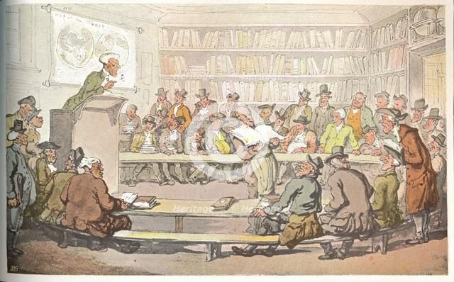 'A Book Auction', c1810. Artists: Otto Limited, Thomas Rowlandson.