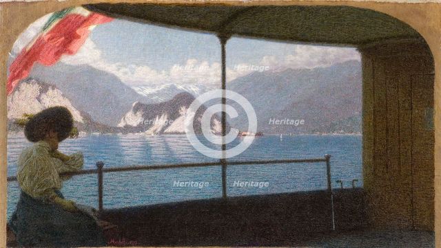 A Boat on Lake Maggiore, 1915.