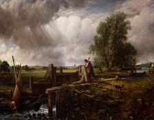 A Boat passing a Lock, 1826. Creator: John Constable