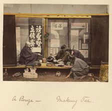 A Bouze - Making Tea, about 1873-1883. Creator: Shinichi Suzuki I