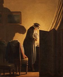 A boudoir scene