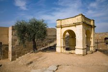 A bower in the Arab fortress (alcazaba) at Merida, Spain, 2007. Creator: Samuel Magal
