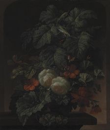 A Bowl of Flowers, 1672-1708. Creator: Elias Van Den Broeck