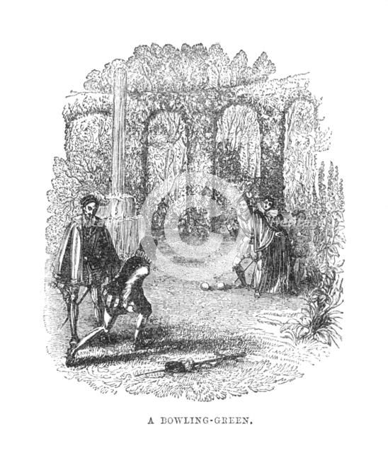 'A Bowling-Green', c1870. Artist: Unknown.