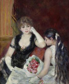 A Box At The Theater (At The Concert), 1880. Creator: Pierre-Auguste Renoir