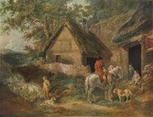 A Boy Employed Burning The Weeds 1799. Artist: James Ward