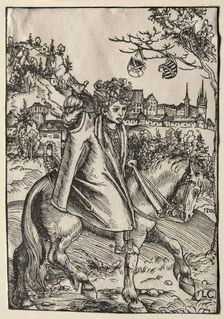 A Boy on Horseback, 1506. Creator: Lucas Cranach (German, 1472-1553)