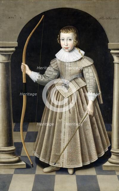 A boy of the Howard Family, 1627. Artist: Robert Peake.