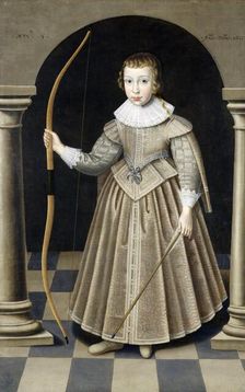 A boy of the Howard Family, 1627. Artist: Robert Peake