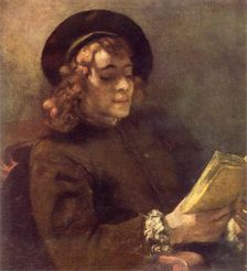 A Boy Reading (Titus) c1656-1657, (1967). Creator: Rembrandt Harmensz van Rijn