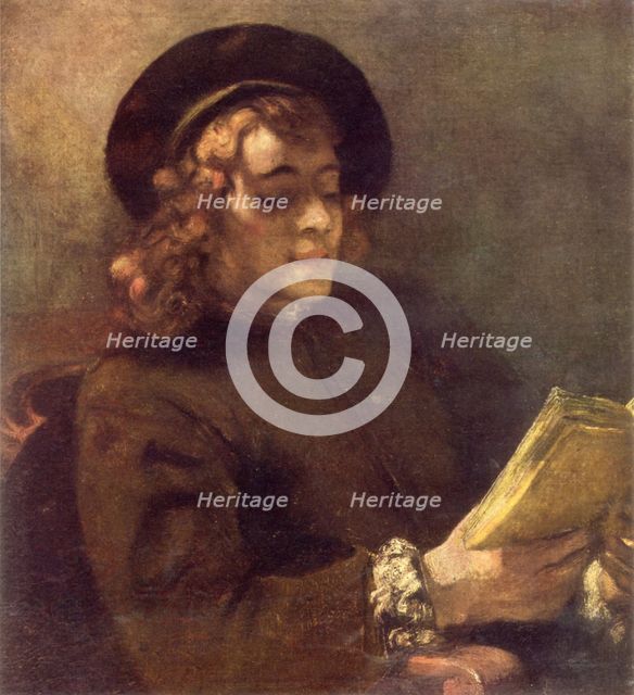 'A Boy Reading (Titus)', c1656-1657, (1967).  Creator: Rembrandt Harmensz van Rijn.