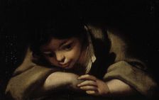 A boy resting, c1600. Creator: Bartolomeo Schedoni