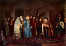 A Boyar Wedding 1883, (1965). Creator: Klavdi Vasilevich Lebedev