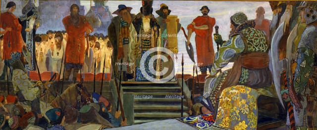 'A Boyar's Execution During the Reign of Tsar Ivan the Terrible', 1906.  Artist: Vasili Vladimirov