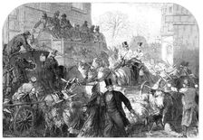 A "Block" in Park-lane, 1864. Creator: Mason Jackson