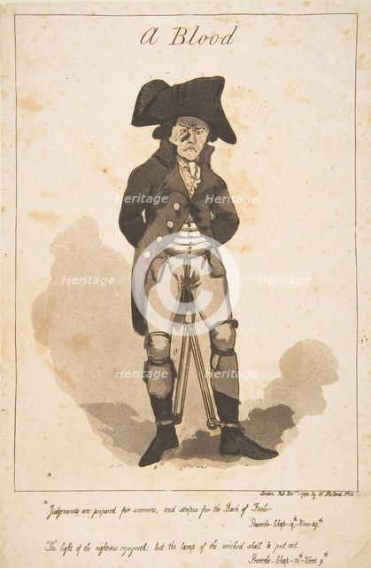 A Blood, December 1, 1790. Creator: George Moutard Woodward.