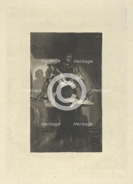 A Blacksmith, 1833., 1833. Creator: Eugene Delacroix.