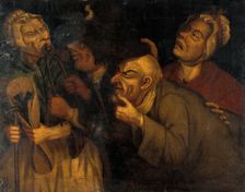 A blacksmith extracting a tooth. Creator: John Collier