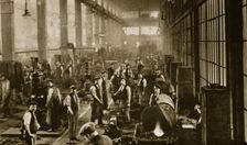 A blacksmith's shop at Beckton Gas Works, London, 20th century. Creator: Unknown