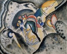 A black Stroke, 1920. Artist: Kandinsky, Wassily Vasilyevich (1866-1944)