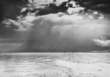 A Blizzard Approaching Across The Sea Ice c1910–1913, (1913). Artist: Herbert Ponting