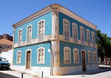 A blue house, Silves, Portugal, 2009. Creator: Samuel Magal