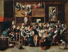 A brothel scene. Creator: Brunswick Monogrammist (active c 1525-1555)