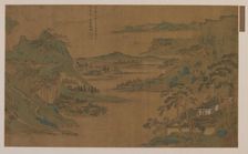 A broad view of mountains and water, Ming dynasty, 16th century. Creator: Unknown