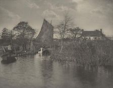 A Broadman's Cottage, 1886. Creators: Dr Peter Henry Emerson, Thomas Frederick Goodall