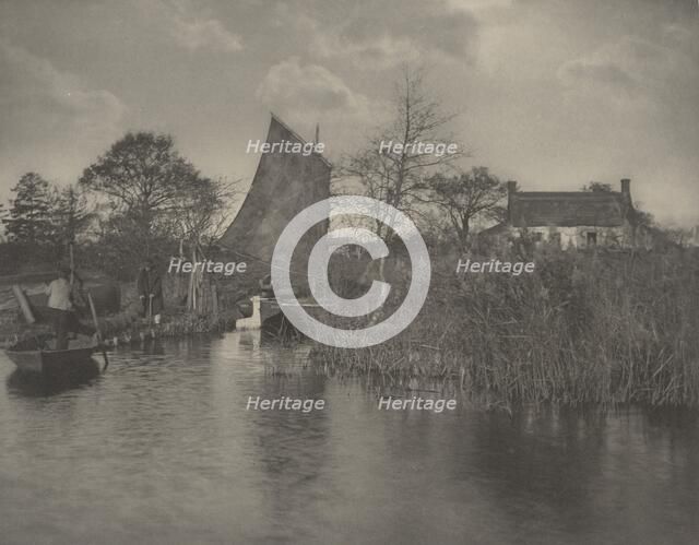 A Broadman's Cottage, 1886. Creators: Dr Peter Henry Emerson, Thomas Frederick Goodall.