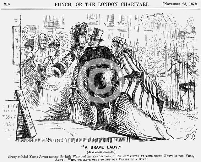 "A Brave Lady", 1872. Creator: Unknown.